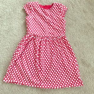 Hot Pink/Mauve Polka Dot Dress with Heart cut out